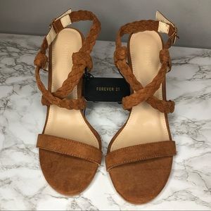 Forever 21 Burnt Orange/ Brown Heels